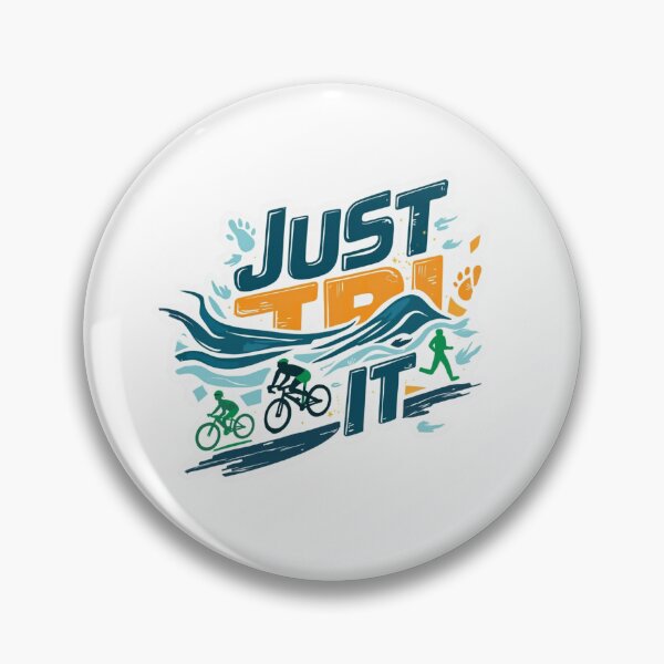 Item preview, Just TRI It – Triathlon Motivation Design designed and sold by Triathlongram.