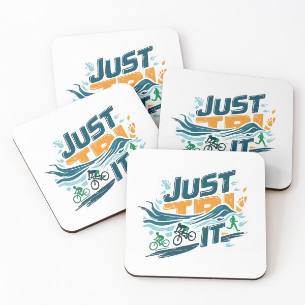 Item preview, Just TRI It – Triathlon Motivation Design designed and sold by Triathlongram.
