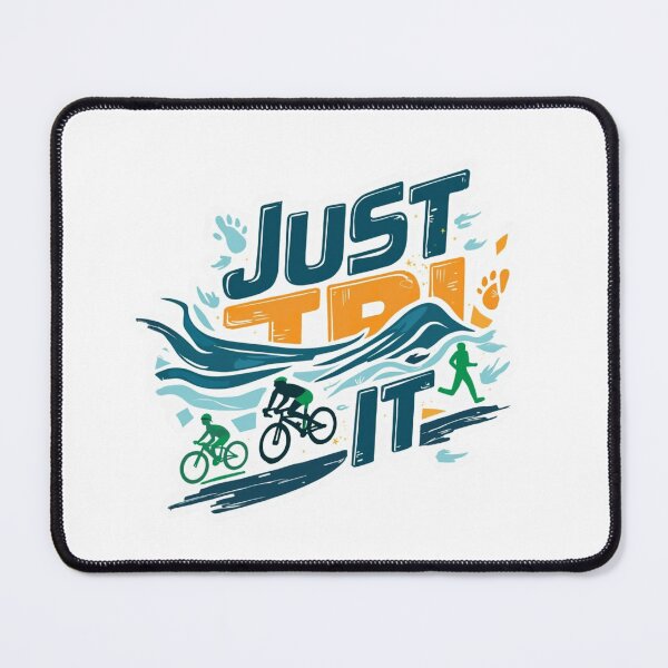 Item preview, Just TRI It – Triathlon Motivation Design designed and sold by Triathlongram.