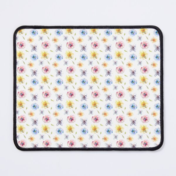 Item preview, Rainbow colored watercolor flowers designed and sold by Kara Draws.