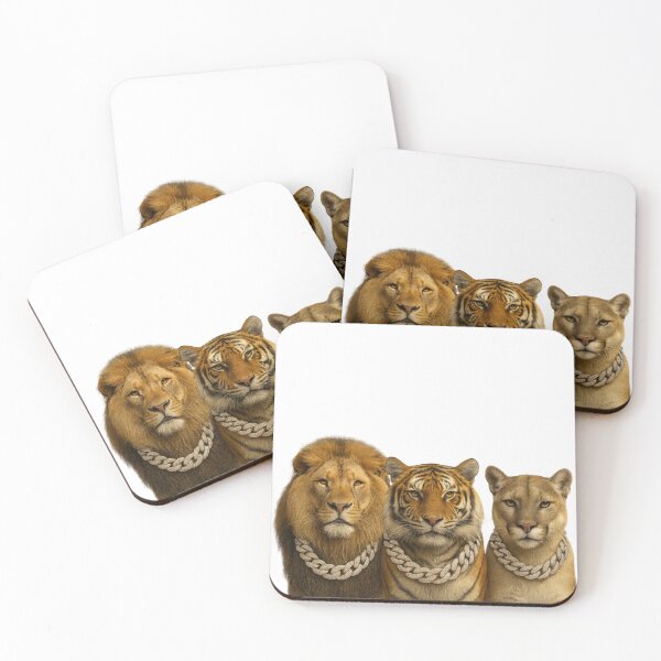 Item preview, Big Cats with Diamond Chains designed and sold by Nuvijo.