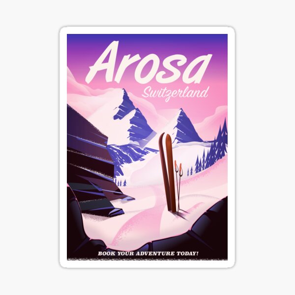 Arosa Schweiz Sticker