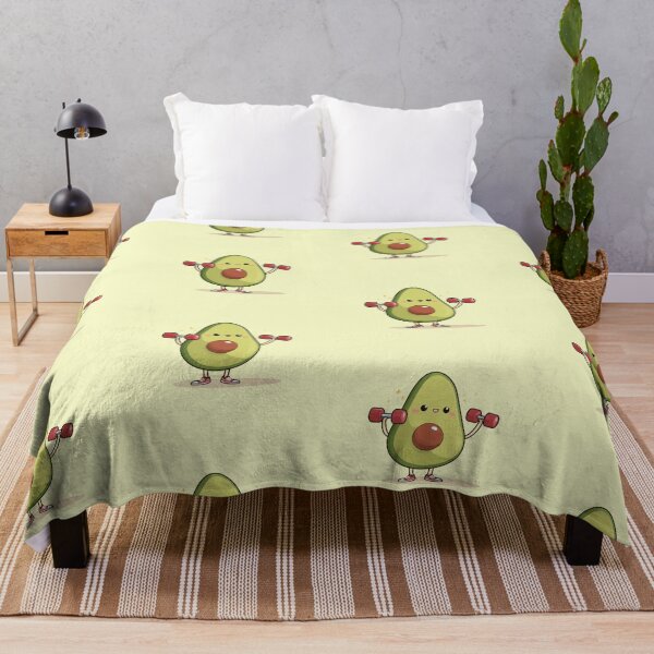 Item preview, Muscular Avocado Lifting Dumbbells – Funny Fitness Food Design designed and sold by VectiveLab.