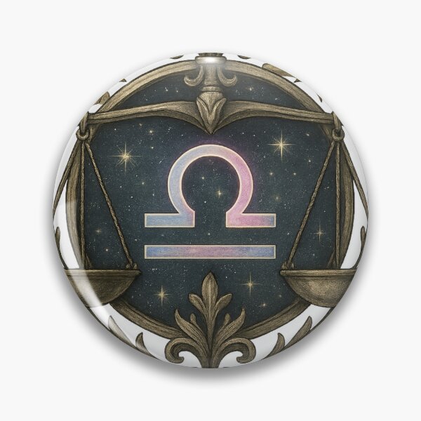 Item preview, Astral Code Libra – Realistic Zodiac Scales designed and sold by Rikaura.
