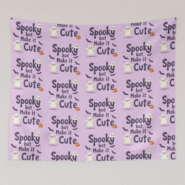 Item preview, Spooky But Cute - Adorable Halloween Aesthetic  designed and sold by KhadijaBatool38.