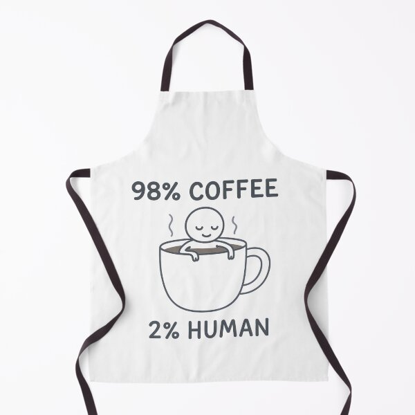 Item preview, 98% Coffee 2% Human Funny Coffee Addict Design designed and sold by dxange.
