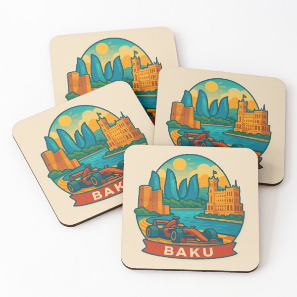 Artikelvorschau, Baku Reise-Souvenir-Aufkleber entworfen und verkauft von rogue-design.