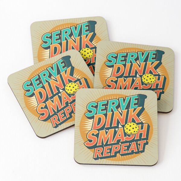 Item preview, Serve Dink Smash Repeat designed and sold by Tee N Off.