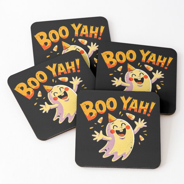 Item preview, Boo Yah Funny Cute Halloween Party Ghost Design designed and sold by Amanda's Factory.