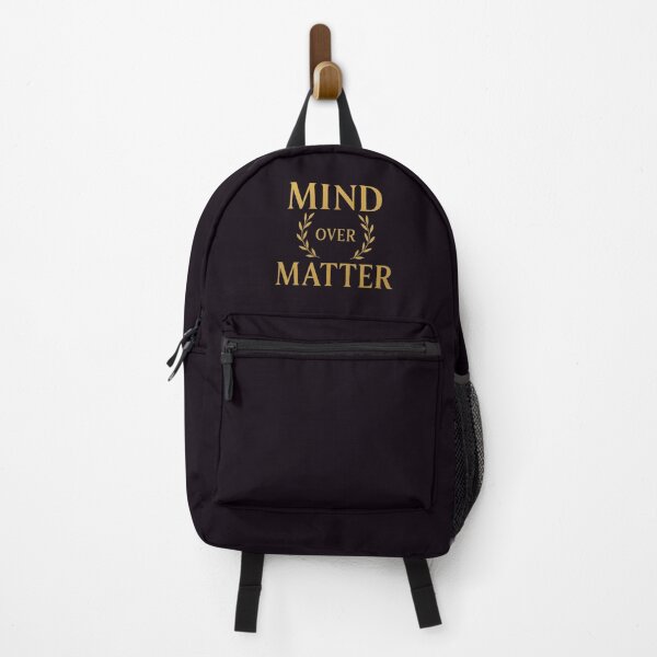 Item preview, Mind Over Matter Gold Typography | Motivational Quote Minimalist Design designed and sold by KDesignCrafts.