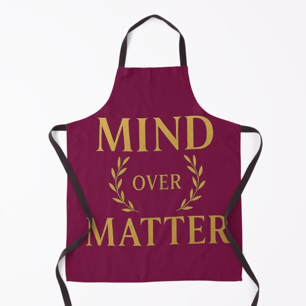 Item preview, Mind Over Matter Gold Typography | Motivational Quote Minimalist Design designed and sold by KDesignCrafts.
