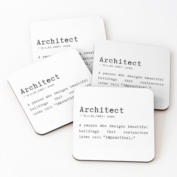 Item preview, Funny Architect Definition Gift Design designed and sold by HasHs.