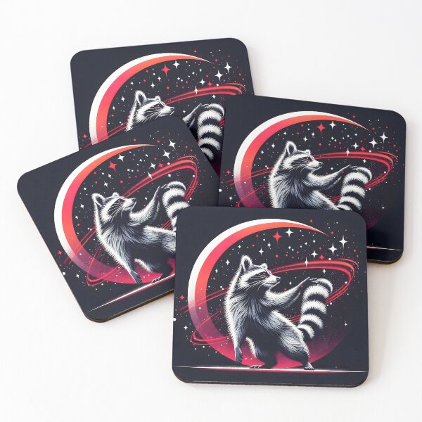 Item preview, Cosmic Raccoon, Ai Generated Art  designed and sold by ACC .