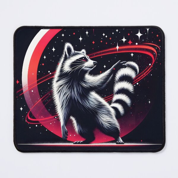 Item preview, Cosmic Raccoon, Ai Generated Art designed and sold by ACC .