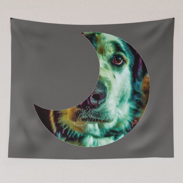 Item preview, Dog and Moon designed and sold by J+J Photography.