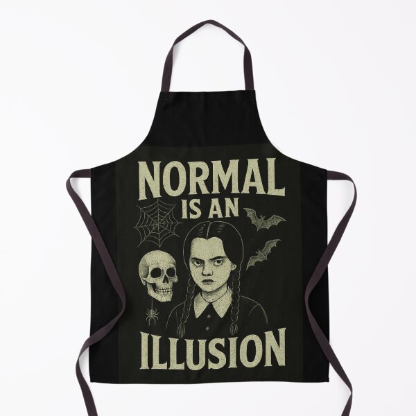 Item preview, Normal is an illusion creepy spooky mercredi wednesday halloween gift designed and sold by Youpiworld.