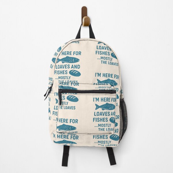 Item preview, I’m Here for Loaves and Fish… Mostly the Fish – Funny Christian Humor designed and sold by GodlyGoods.