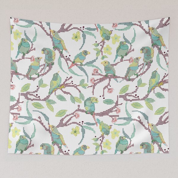 Item preview, Forest Birds Cross Stitch designed and sold by Colour Angel by KV.