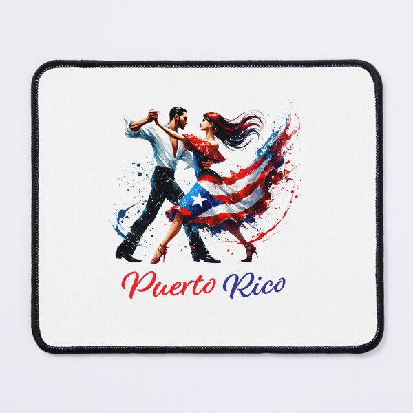 Item preview, Puerto Rico Salsa Dance Couple with Flag Colors Gifts designed and sold by Maniutek.