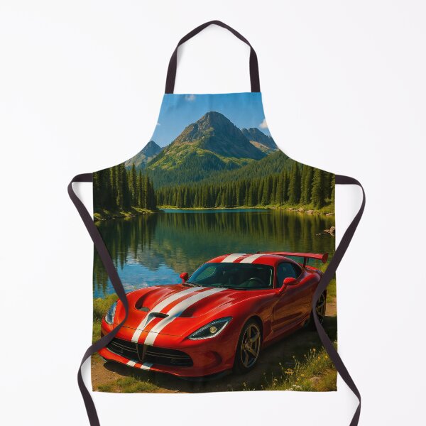 Item preview, Striking Sports Car Glows Beside Alpine Lake designed and sold by RevUpDesign.