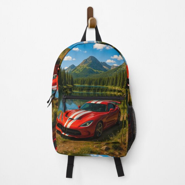 Item preview, Striking Sports Car Glows Beside Alpine Lake designed and sold by RevUpDesign.