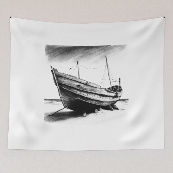 Item preview, Retired fishing vessel  designed and sold by Island Art Studios.