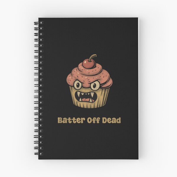 Item preview, Batter Off Dead Funny Vampire Cupcake designed and sold by ChunkByChunk.