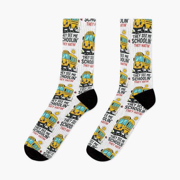 Item preview, Cute Cartoon School Bus with Funny Slogan Illustration designed and sold by My-Hoodies.