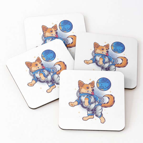 Item preview, Astronaut dog and stars in space designed and sold by Joncasmiart.