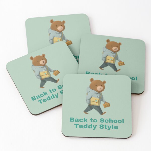 Item preview, Back to School. Teddy Style – Cute Bear Ready for School designed and sold by Novel Works Studio.
