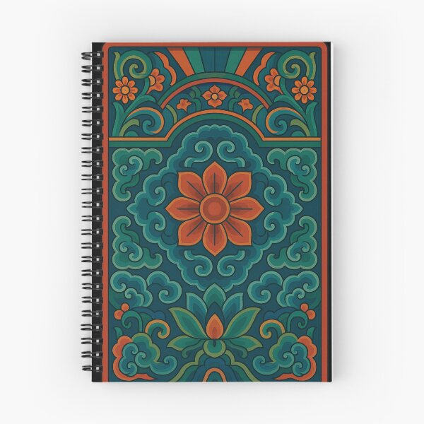 Item preview, Korean Dancheong Poster – 화이팅! 행복 평화 designed and sold by CosmicSplendor.