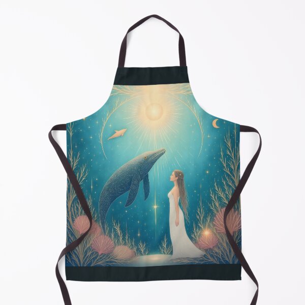 Item preview, Goddess of the Ocean and the Whale – Cosmic Connection Ocean Goddess and Whale – Cosmic Connection designed and sold by 	aluzia.design.