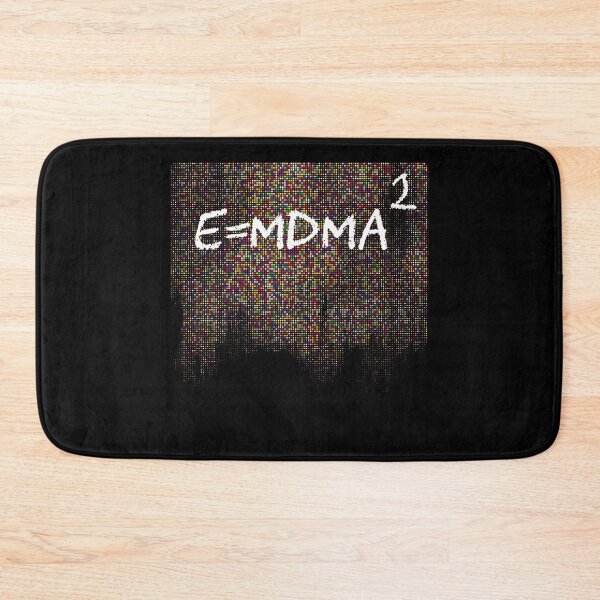 Item preview, E = MDMA² – Psychedelic Party Equation Tee designed and sold by DimensionShift.