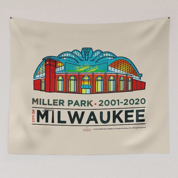 Item preview, Miller Park 2001-2020 designed and sold by MKE Rhine Maiden  •  Grumble Services, LLC..