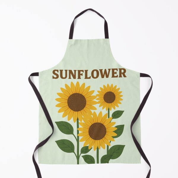 Item preview, Sunflower – Bright Vintage Floral Illustration designed and sold by TheWonkyEaselCo.