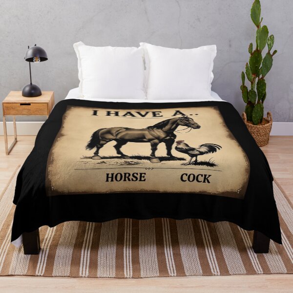 Item preview, I have a horse   cock! designed and sold by NicMacTees.