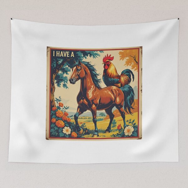 Item preview, I have a horse   cock! designed and sold by NicMacTees.