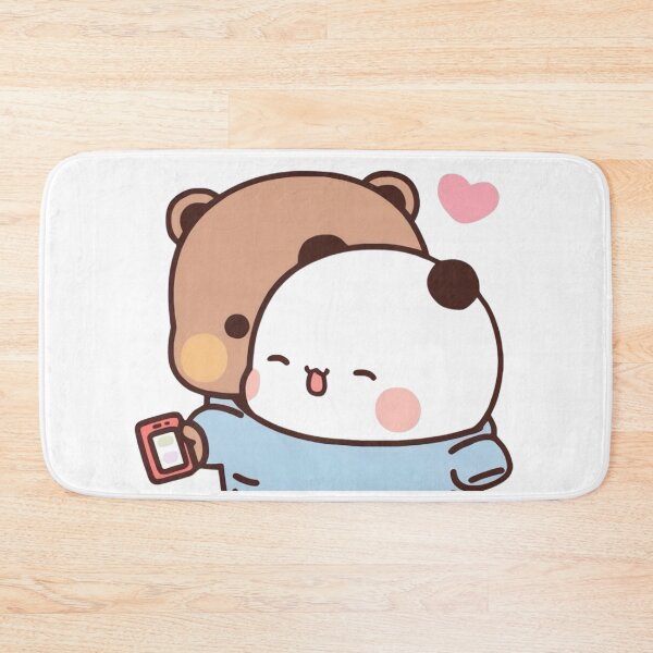 Aperçu de l'œuvre Bubu Dudu Panda Bear Mochi Lait Pêche 2026 créée et vendue par BlueSkylineArts.