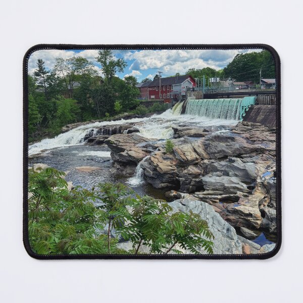 Item preview, Shelburne Falls - portrait waterfall scene designed and sold by offdutyplaces.