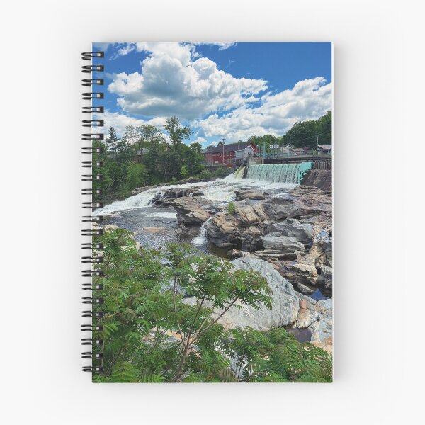 Item preview, Shelburne Falls - portrait waterfall scene designed and sold by offdutyplaces.