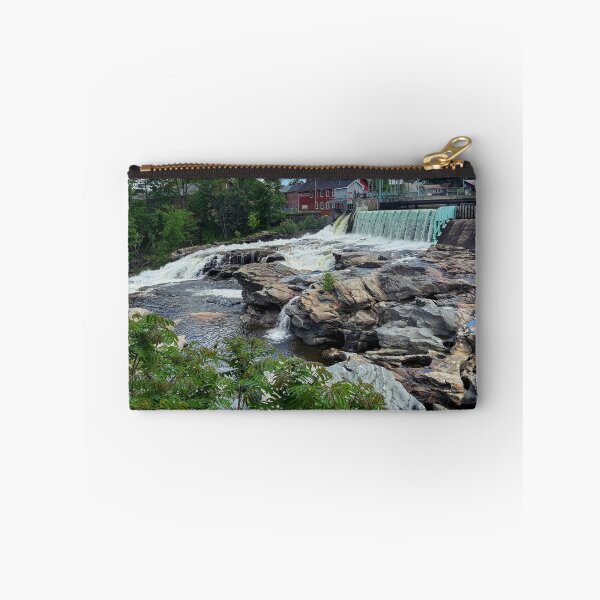 Item preview, Shelburne Falls - portrait waterfall scene designed and sold by offdutyplaces.