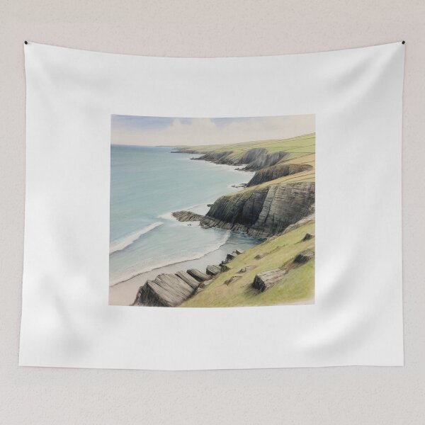 Item preview, Penhale coastline designed and sold by Island Art Studios.