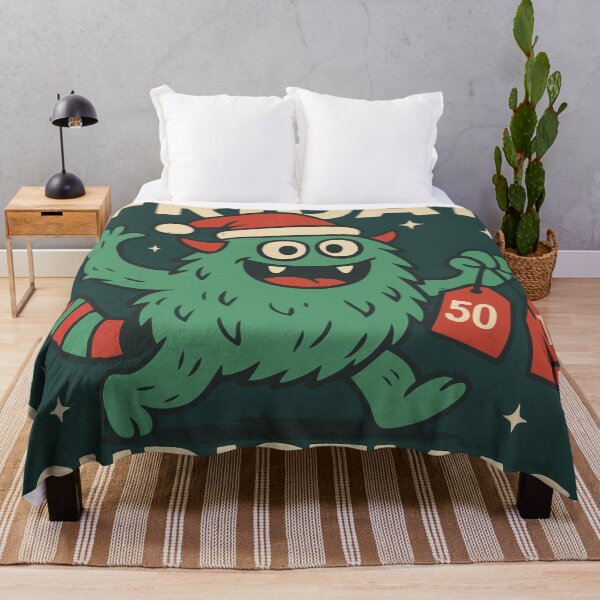 Item preview, Retro Christmas Discount Monster – Holiday Sale designed and sold by CheriTanya.