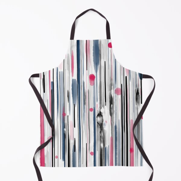 Item preview, Abstract Lines Pattern in Blue and Raspberry Pink designed and sold by Anna Andrzejewska.