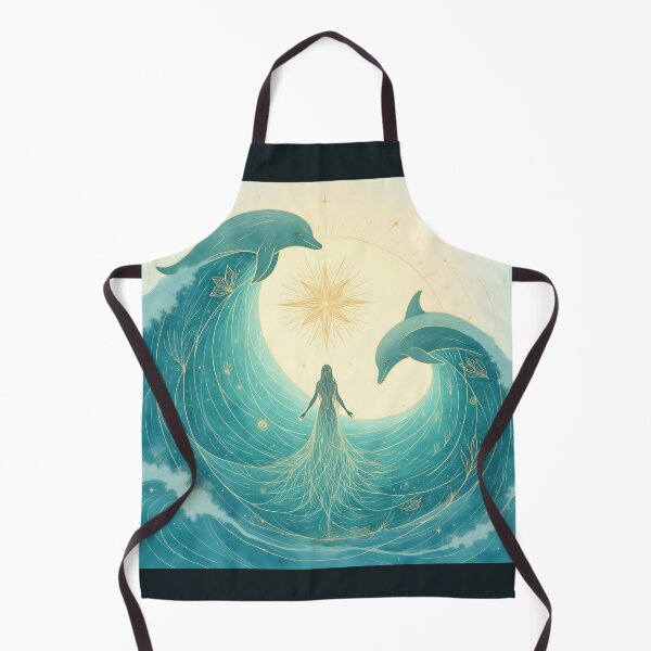 Item preview, Cosmic Sea Priestess – Golden Sacred Geometry Cosmic Sea Priestess – Golden Sacred Geometry designed and sold by 	aluzia.design.