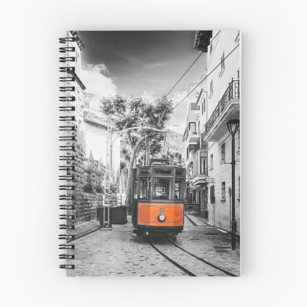 Item preview, Vintage Tram Soller - Mallorca - Spain designed and sold by Dyrk Wyst Redbubble Shop.