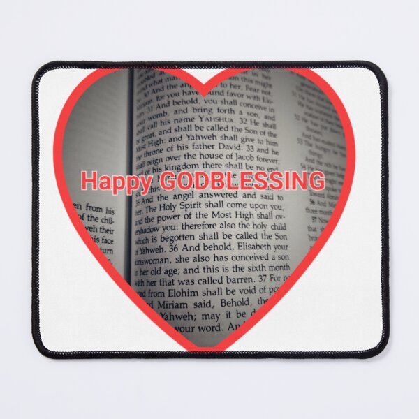 Item preview, GODBLESSING holiday greeting on Bible page design. designed and sold by Dressmess.