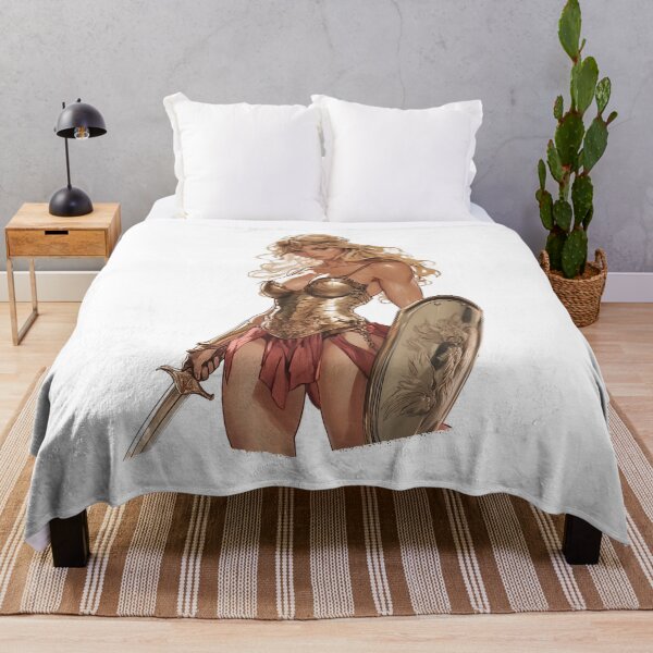 Item preview, beautiful warrior blonde woman designed and sold by javierparra.