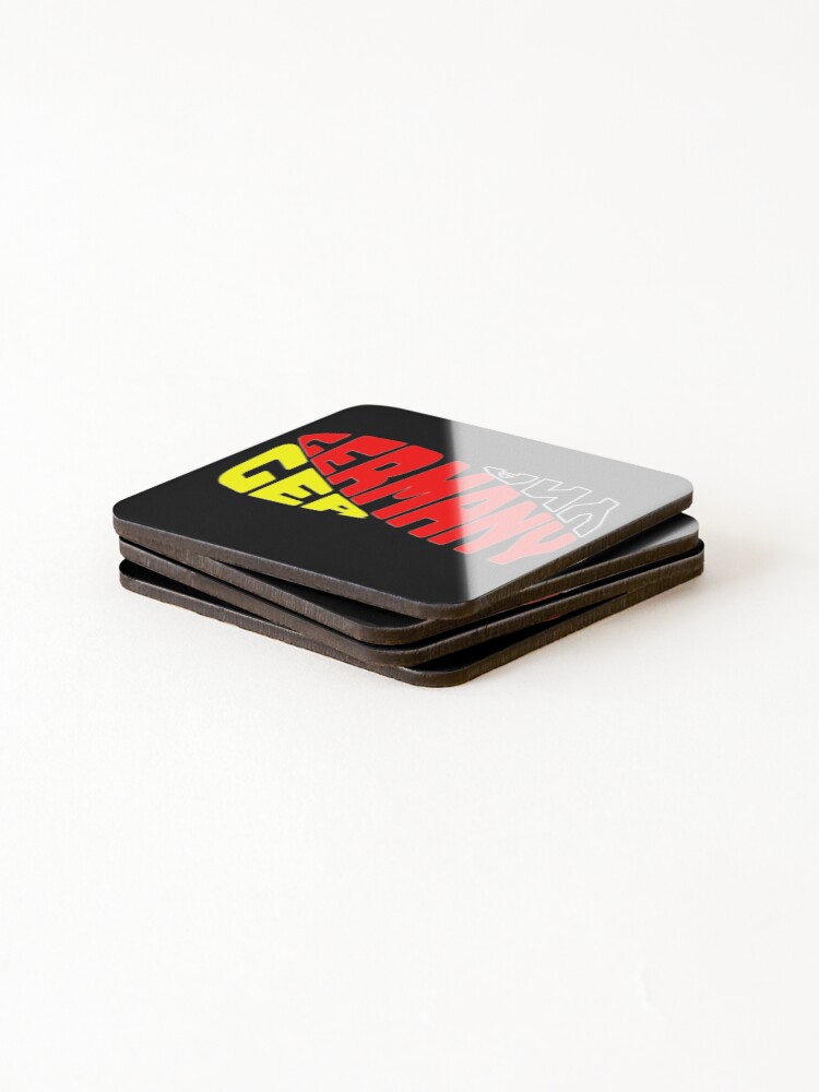 Thumbnail 4 of 5, Coasters (Set of 4), Cool Germany Design designed and sold by ReneMM.