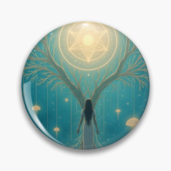Item preview, Priestess of the Celestial Ocean Tree – Sacred Ocean Tree Priestess of the Celestial Ocean Tree – Sacred Ocean Tree designed and sold by 	aluzia.design.